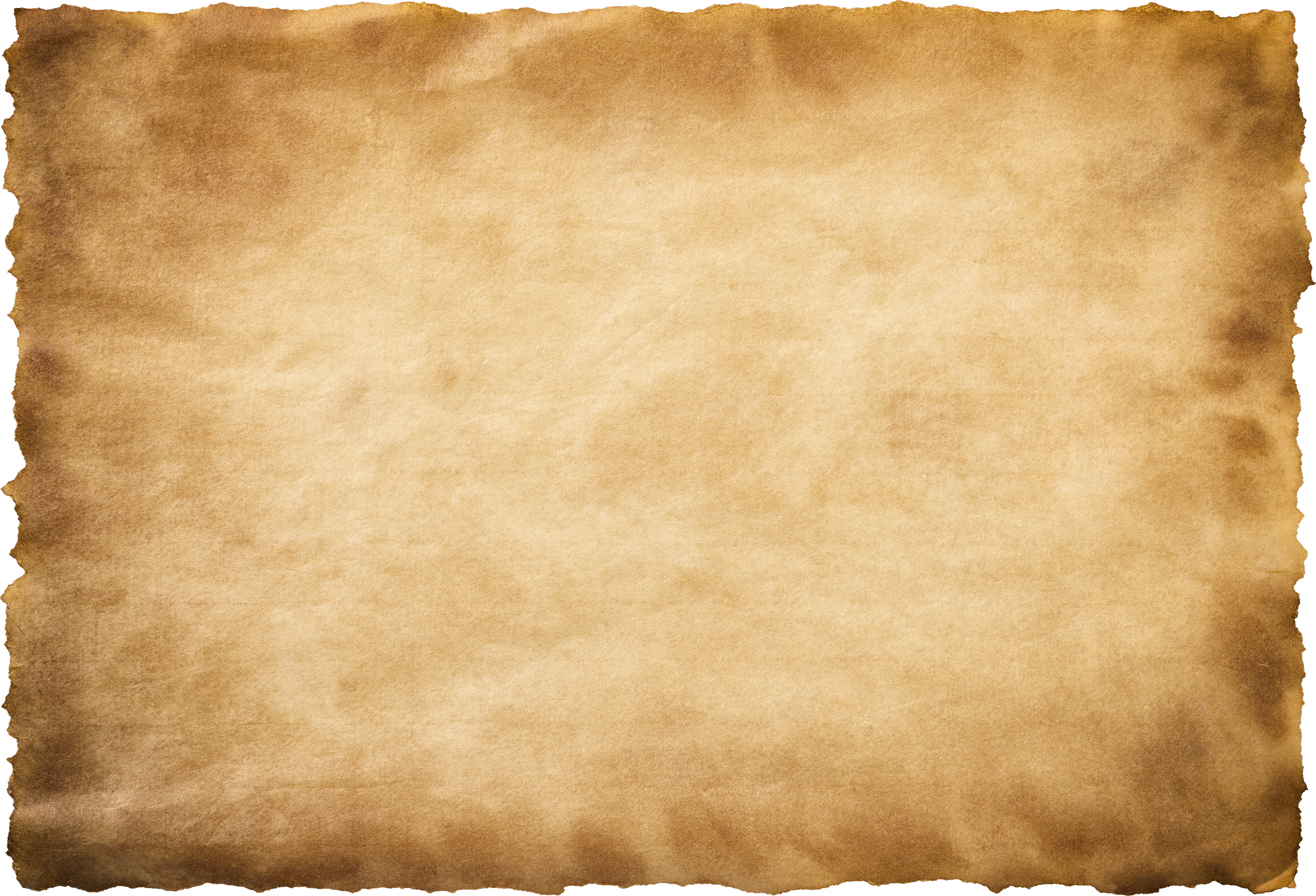 Old Parchment Paper Sheet Texture Background.